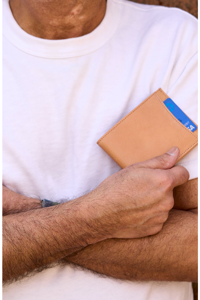 Utah Billfold Wallet with Slide Pocket, Alternate, color, Natural