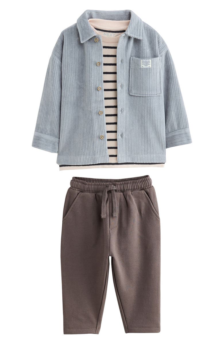 NEXT Kids' T-Shirt, Jacket & Pants Set, Main, color, Blue
