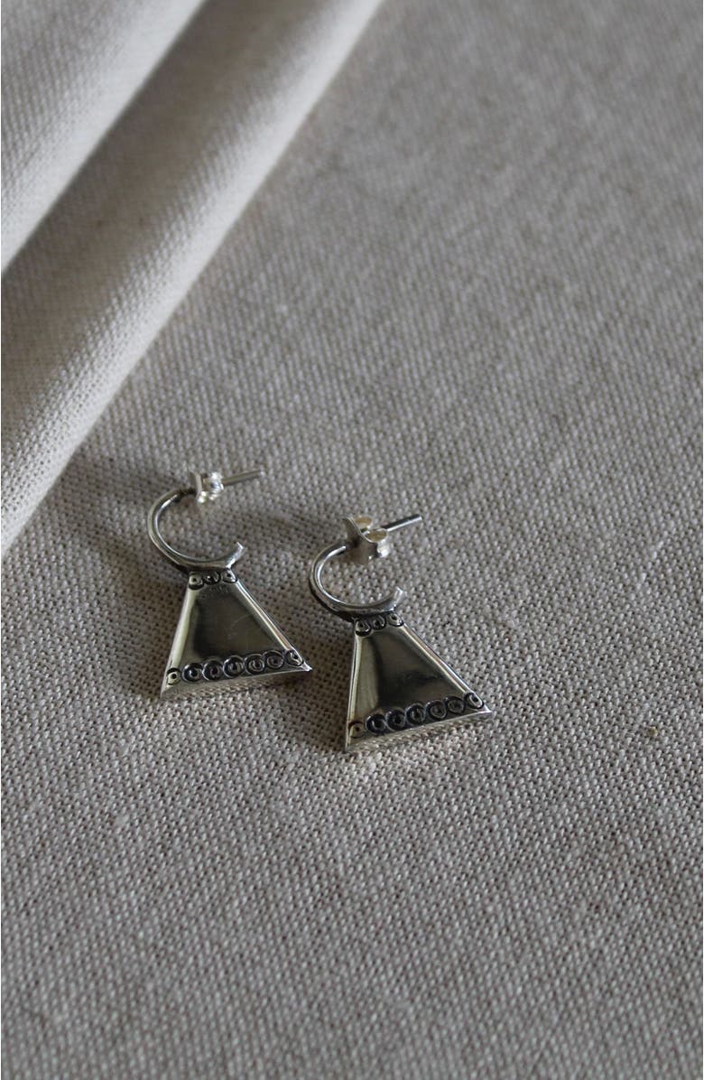 Kapoeta by Ambica Dinka Earrings, Main, color, Silver