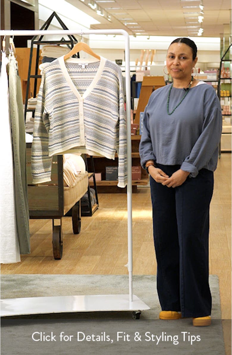 Addison Stripe Cardigan, sales video thumbnail