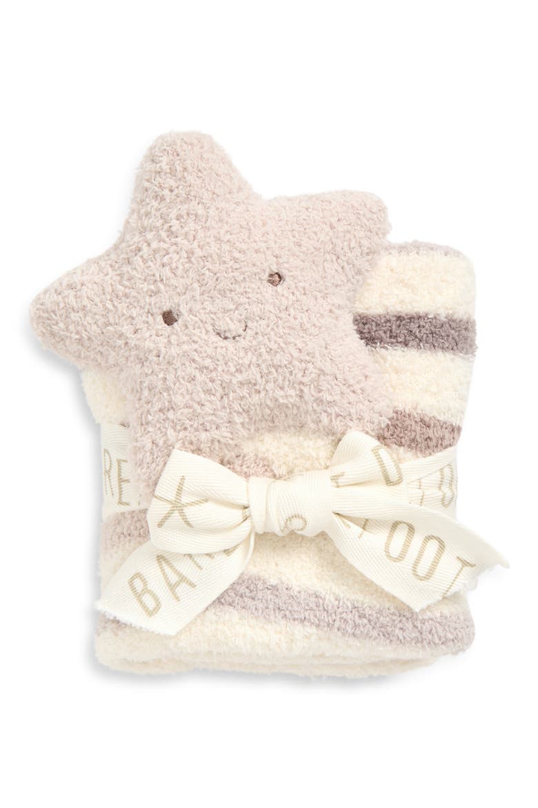 CozyChic® Star Lovey Soother Blanket, Alternate, color, STONE MULTI