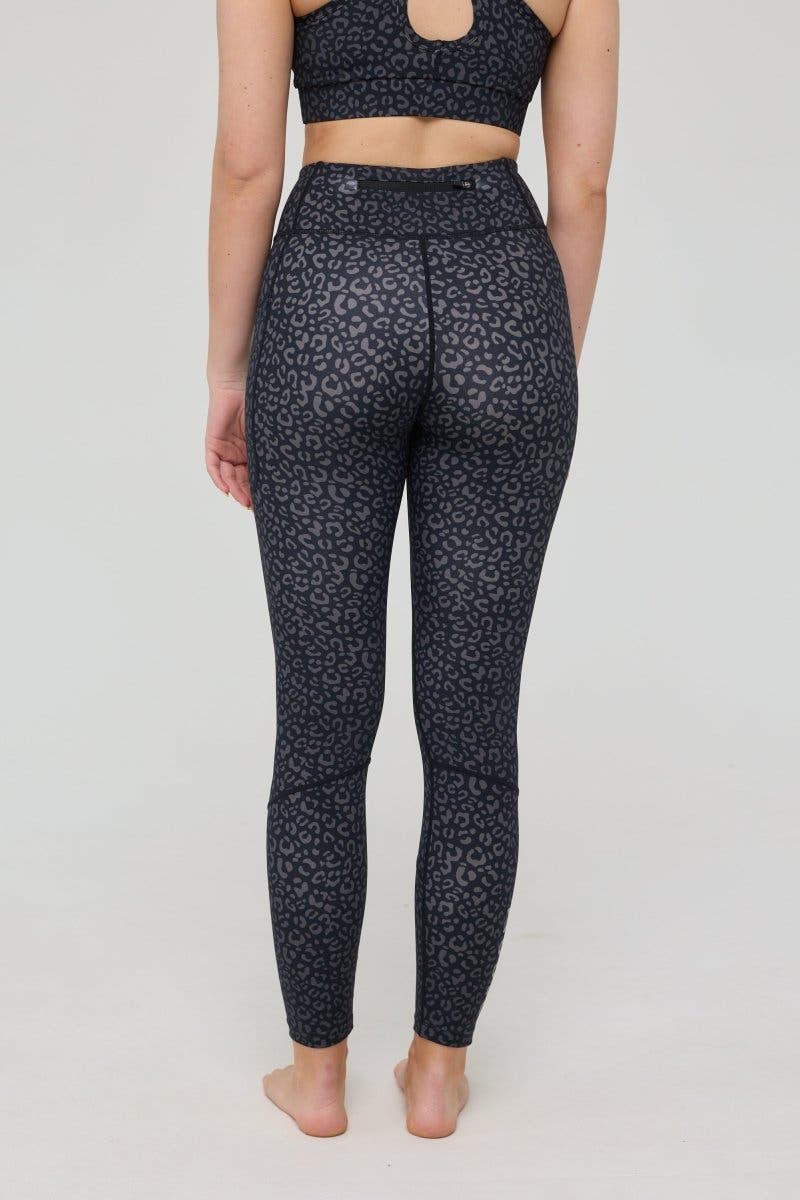 Infinite High Waisted Leggings - Black Leopard - image 2