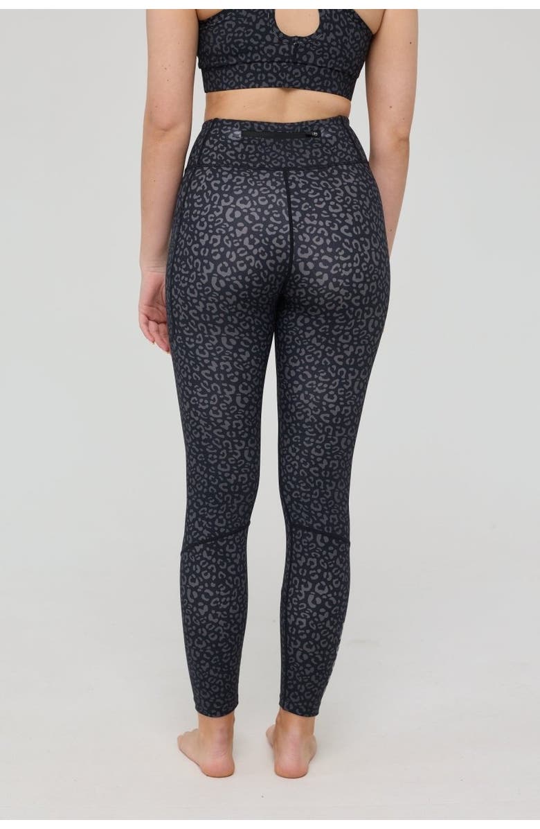 OOSC Infinite High Waisted Leggings - Black Leopard, Alternate, color, Black Leopard