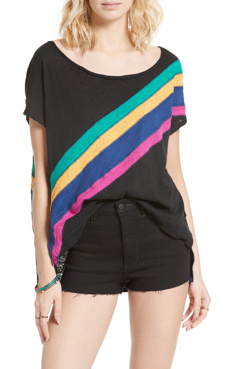 Free People Stripe Tee, Main, color, 