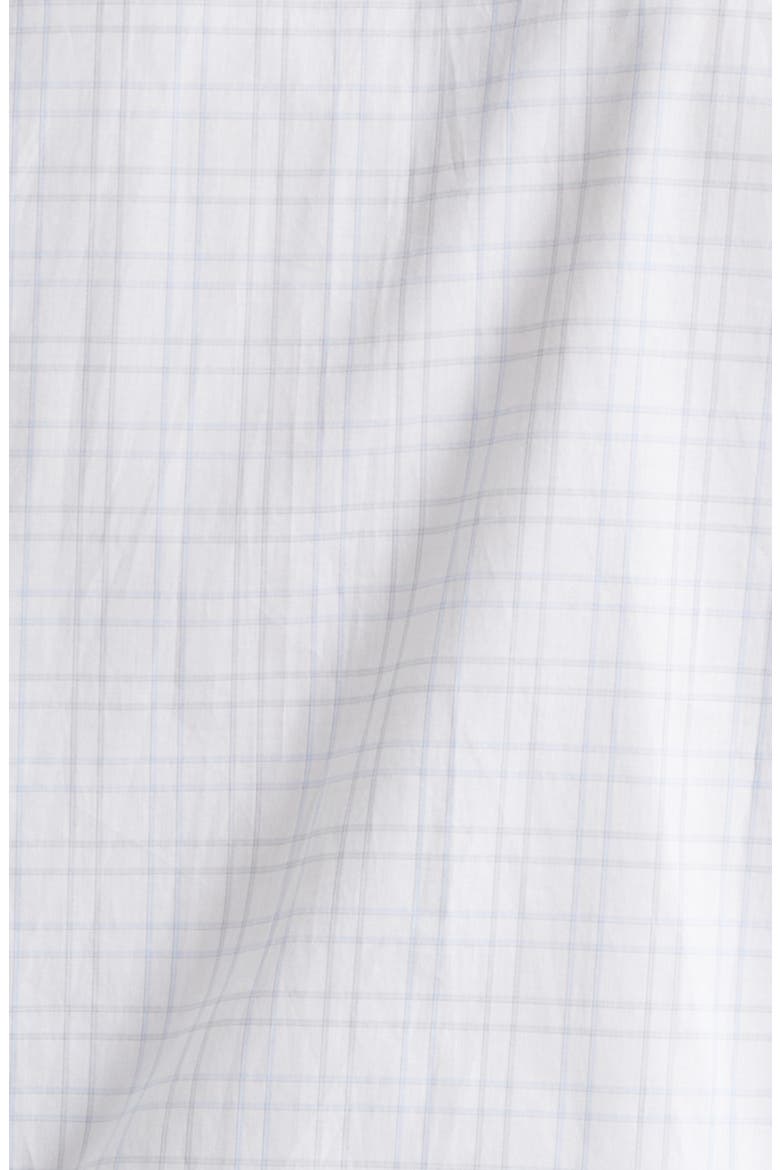 Check Button-Up Shirt, Alternate, color, WHITE