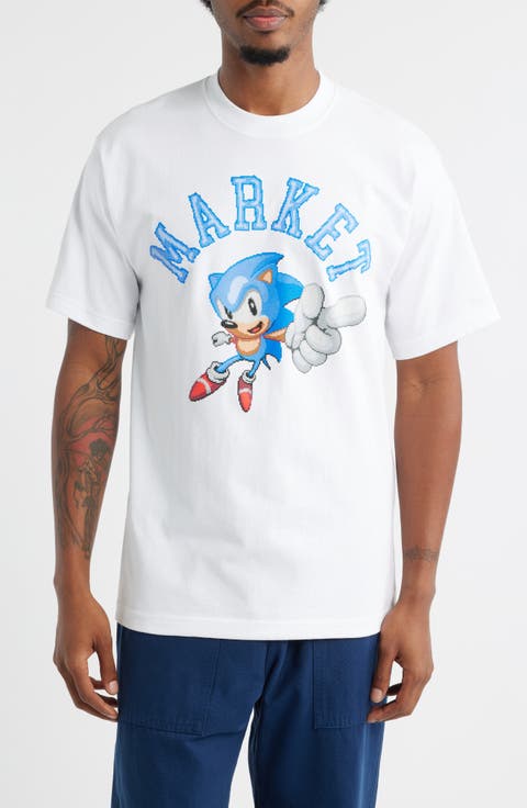x Sonic No. 1 Cotton Graphic T-Shirt