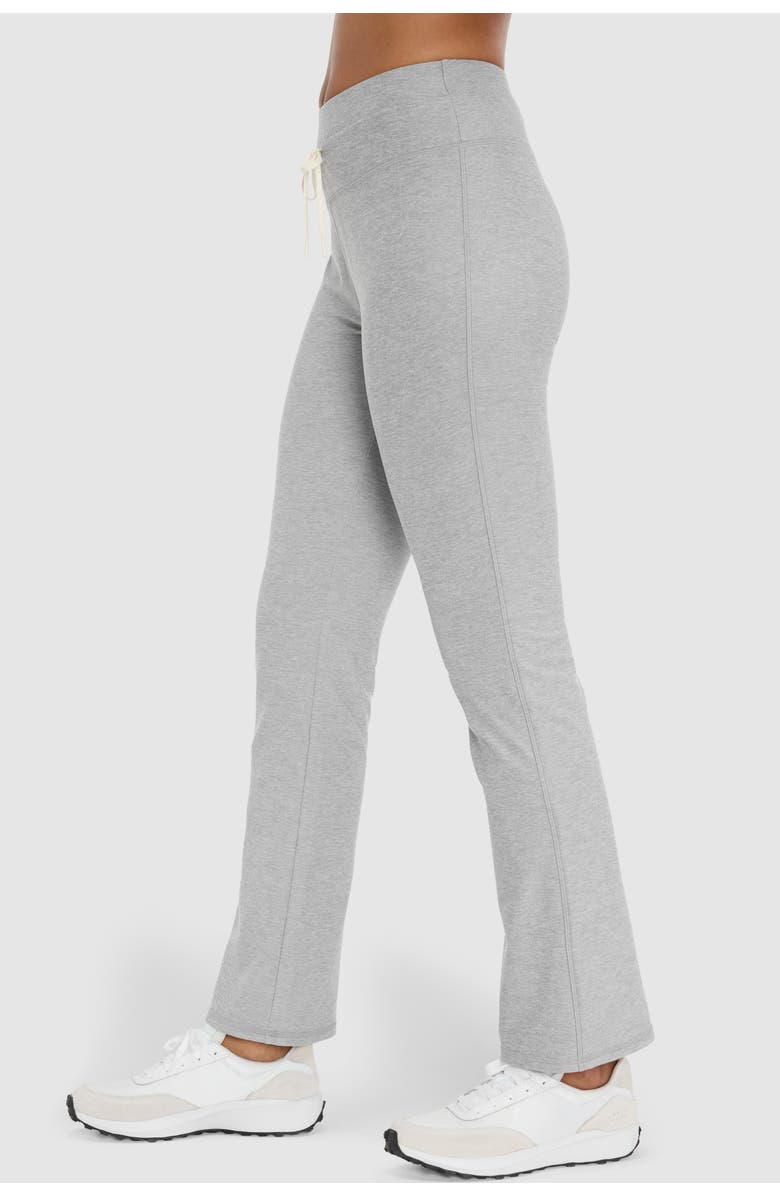 Peloton Dreamblend High Rise Flared Legging, Alternate, color, Light Heather Grey