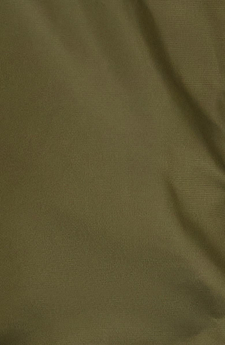 LIONESS Essential Crop Bomber Jacket, Alternate, color, Mineral