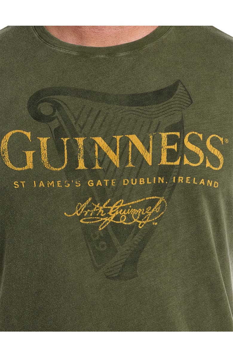 Lucky Brand Big & Tall Guiness Harp Logo Graphic Tee, Alternate, color, 