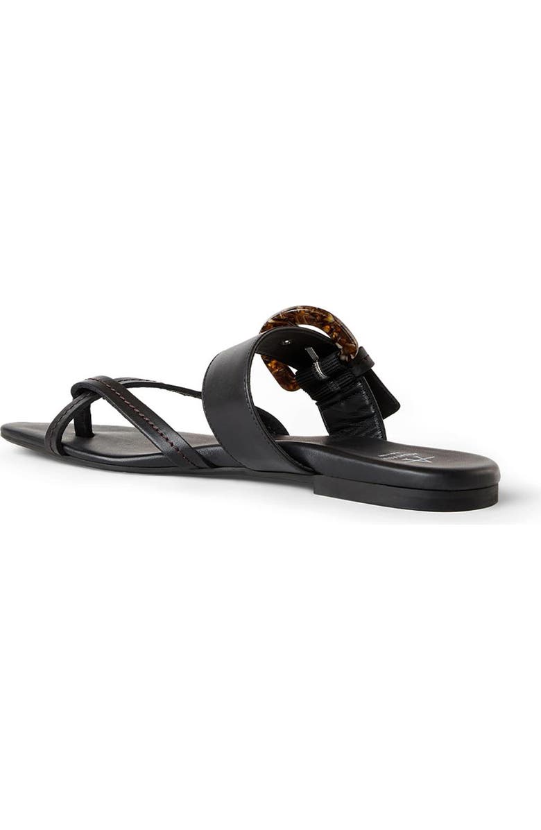 Aquatalia Asti Weatherproof Slide Sandal, Alternate, color, Black Leather