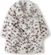 Pippa & Julie Kids' Sutton Faux Fur Jacket
