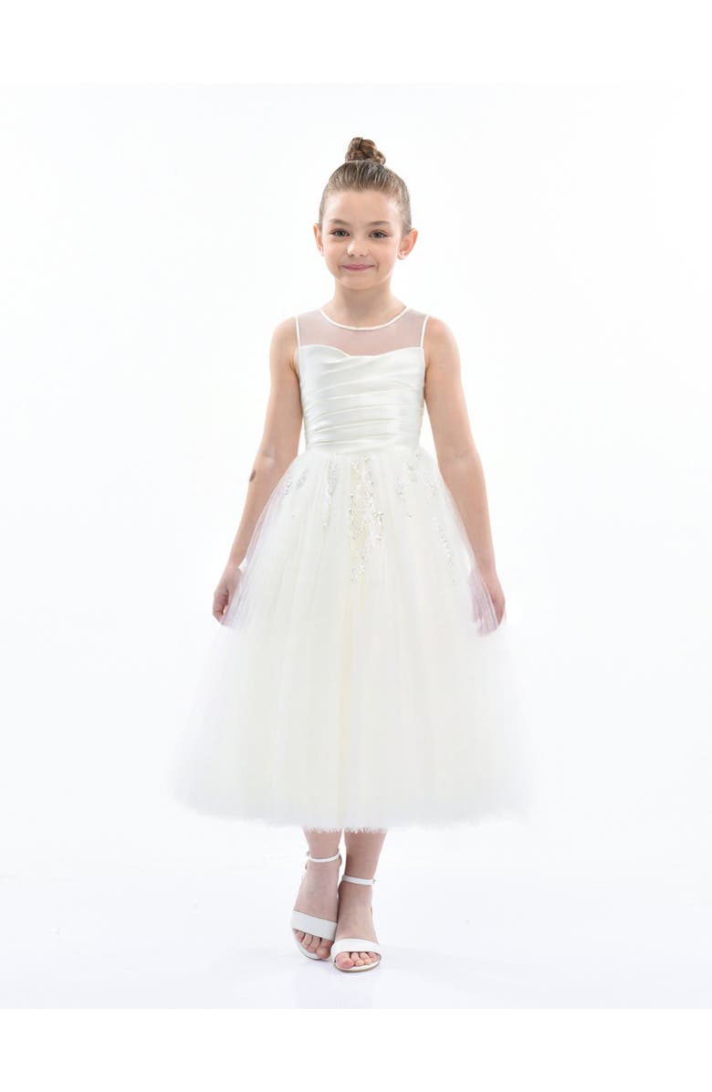 Tulleen Vivian Dress, Alternate, color, White