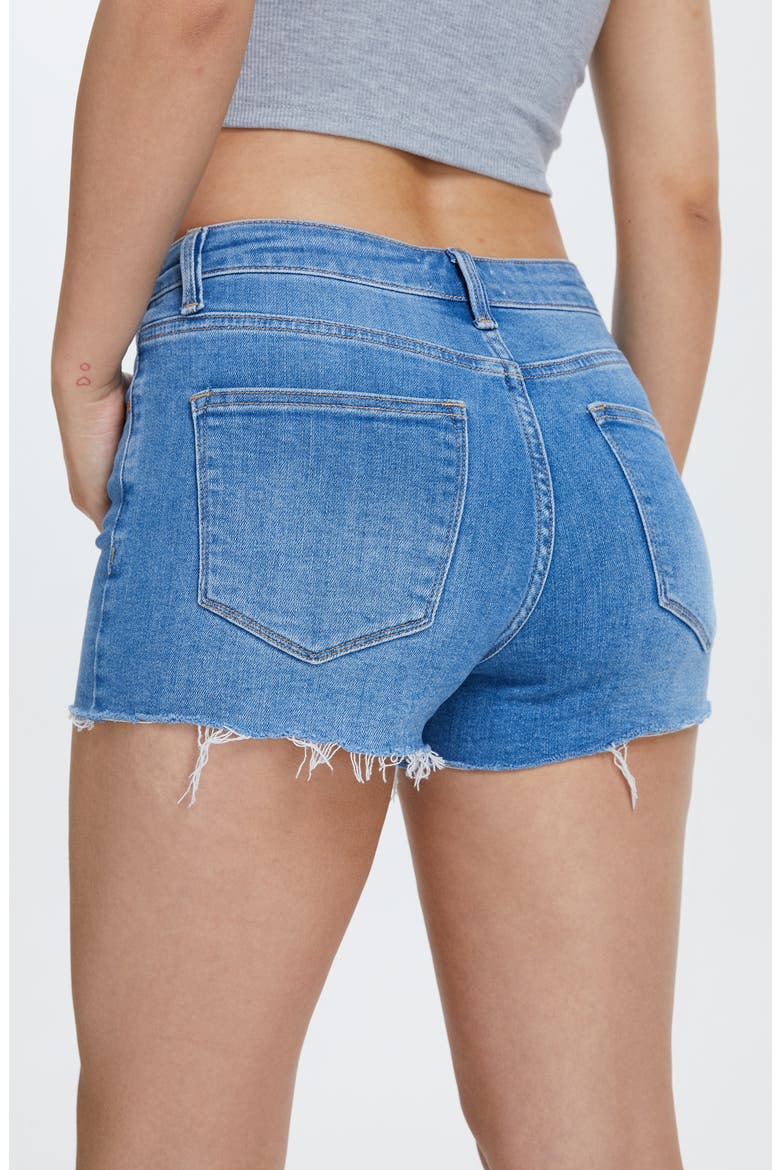 High Waist Cutoff Jeans, Alternate, color, ANITA BLUE