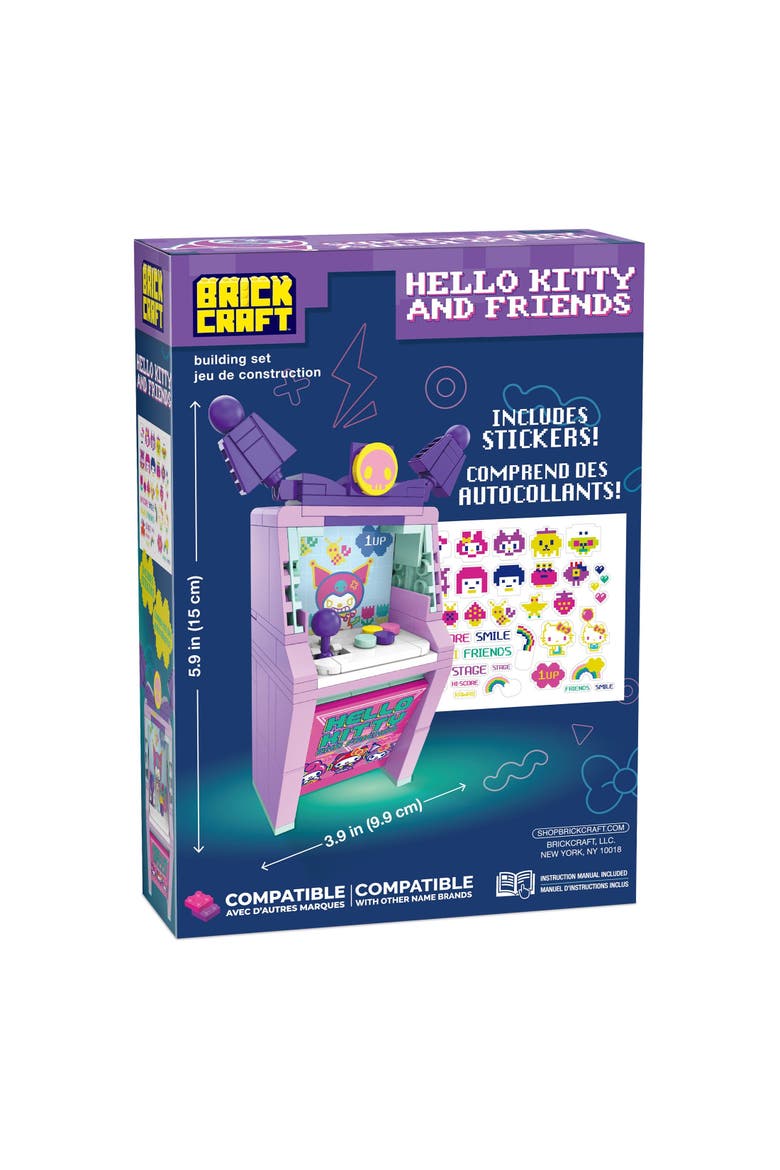 Hello Kitty Kuromi Arcade Building Set, Alternate, color, Purple