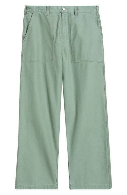 Obey Bigwig Baggy Utility Pants In Laurel Wreath Faded Wash
