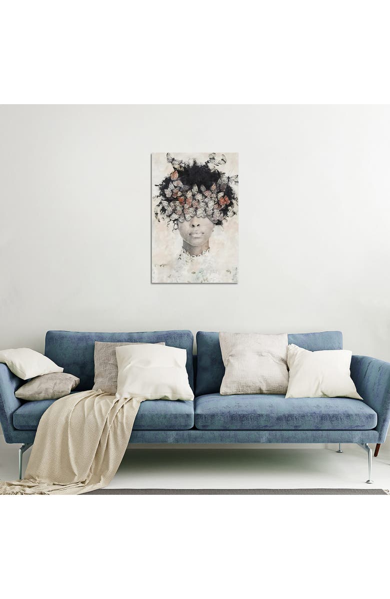 iCanvas Beauty And Butterflies Canvas Artwork, Alternate, color, Ivory Multi