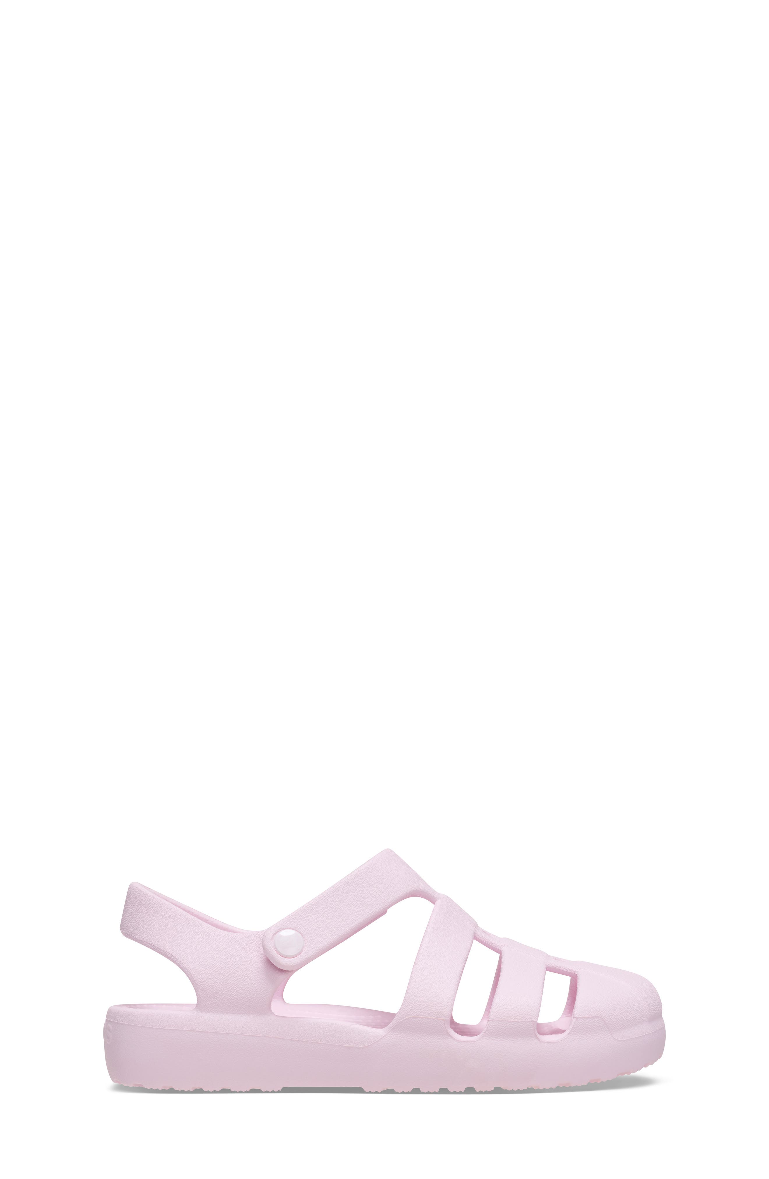 CROCS Kids
 Classic Fisherman Sandal, Alternate, color, Pink Milk