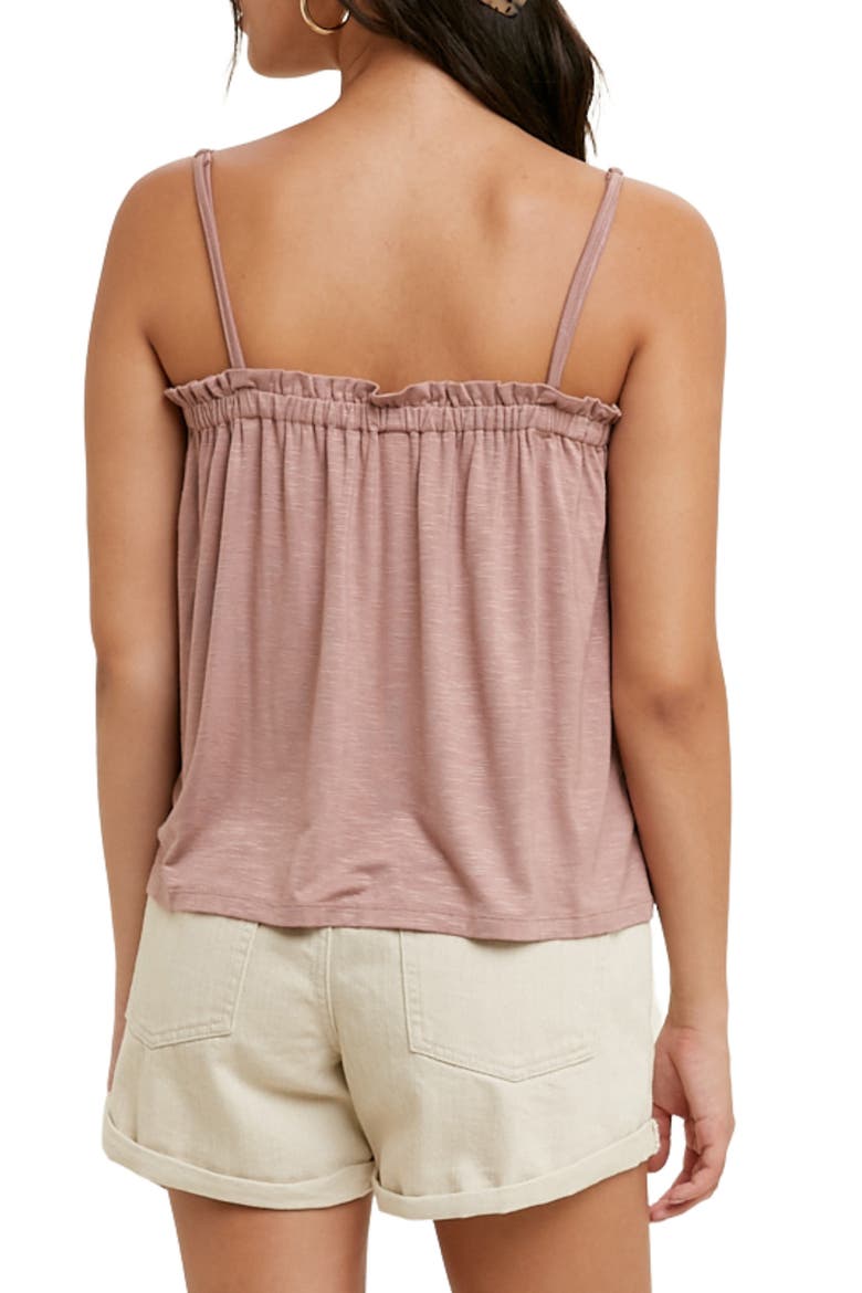 Slub Jersey Tank Top, Alternate, color, MAUVE