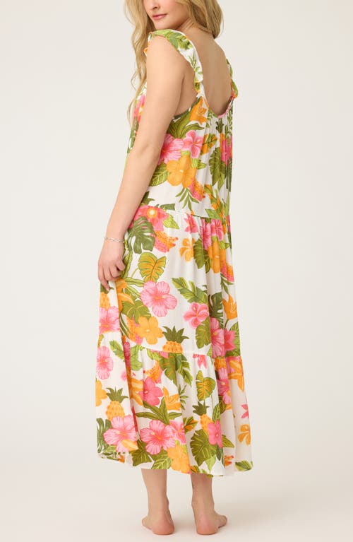 Pj Salvage Copacabana Print Gauze Nightgown