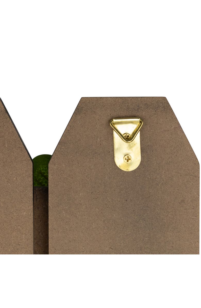 Northlight Garden Ma Ma Picket Fence Wooden Wall Sign - 19.25", Alternate, color, Black