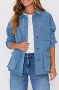 VICI Collection Blair Belted Denim Jacket
