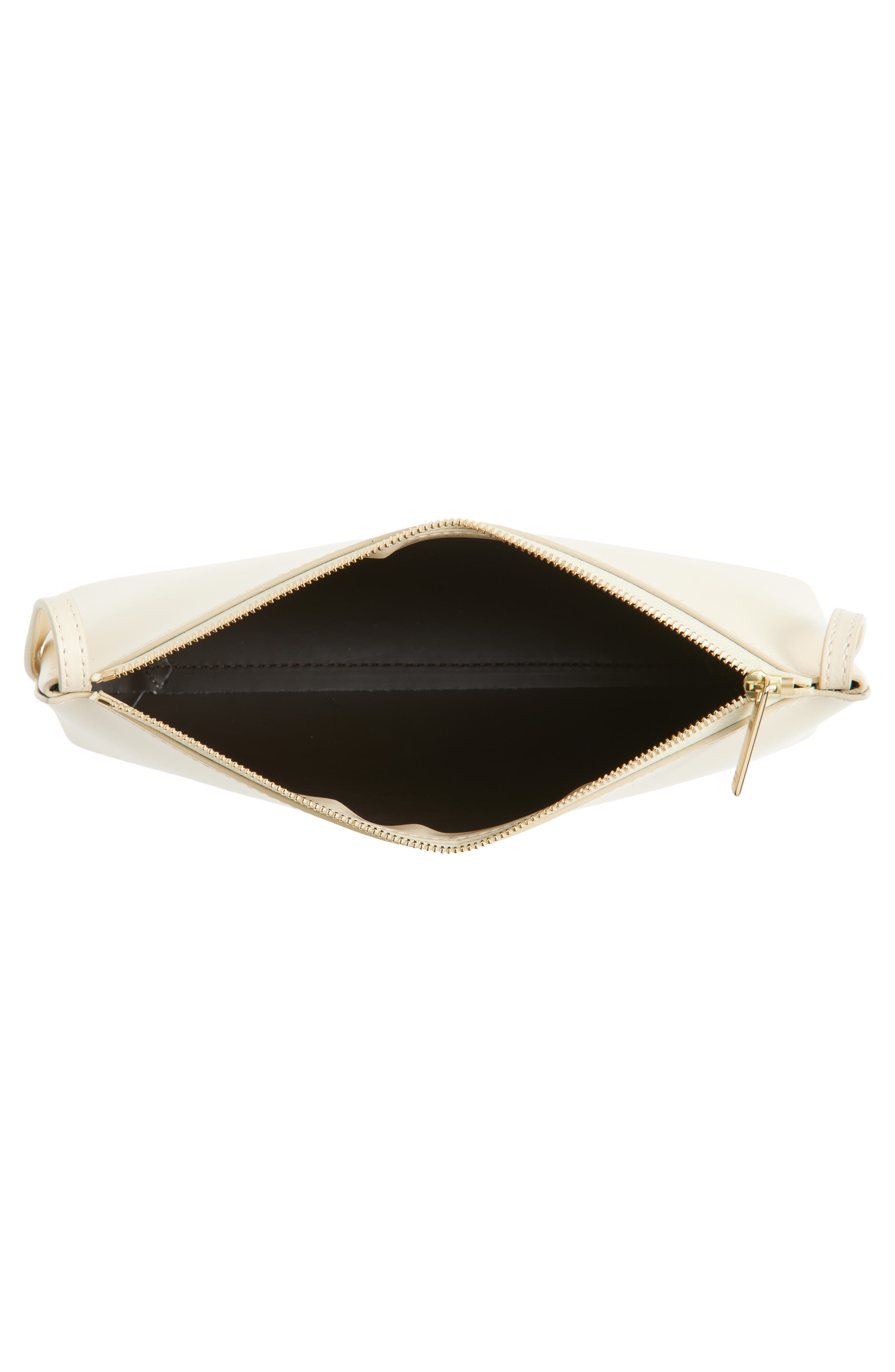 Gaia Leather Shoulder Bag, Alternate, color, CREMMA