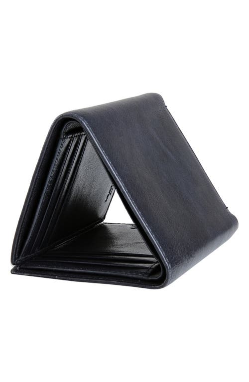 Mancini Rfid Trifold Wallet In Black