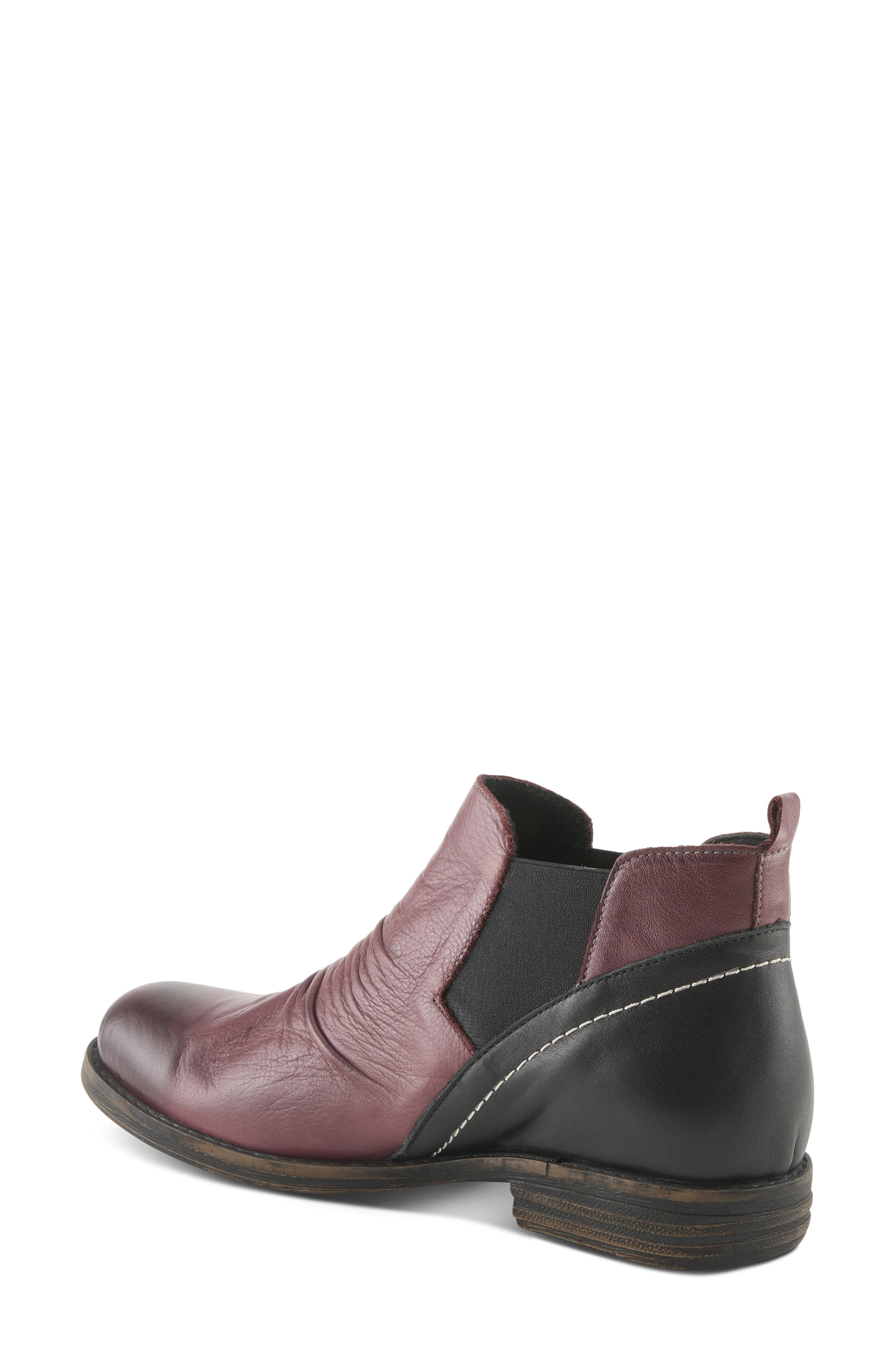 Spring Step Mantaro Chelsea Boot, Alternate, color, Bordeaux Multi