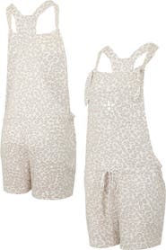 CONCEPTS SPORT Women's Concepts Sport Cream Houston Astros Montana Hacci Knit Romper Overalls