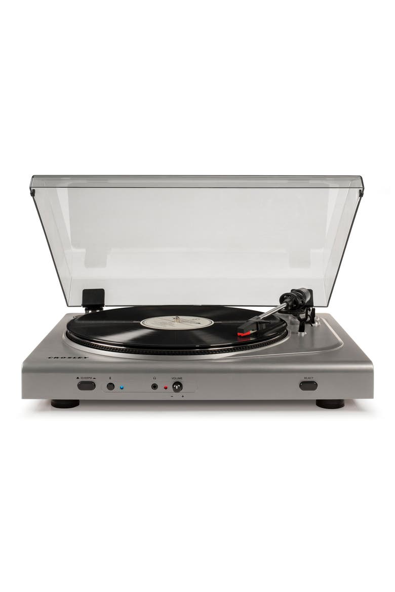 T300A Bluetooth Turntable, Main, color, SILVER