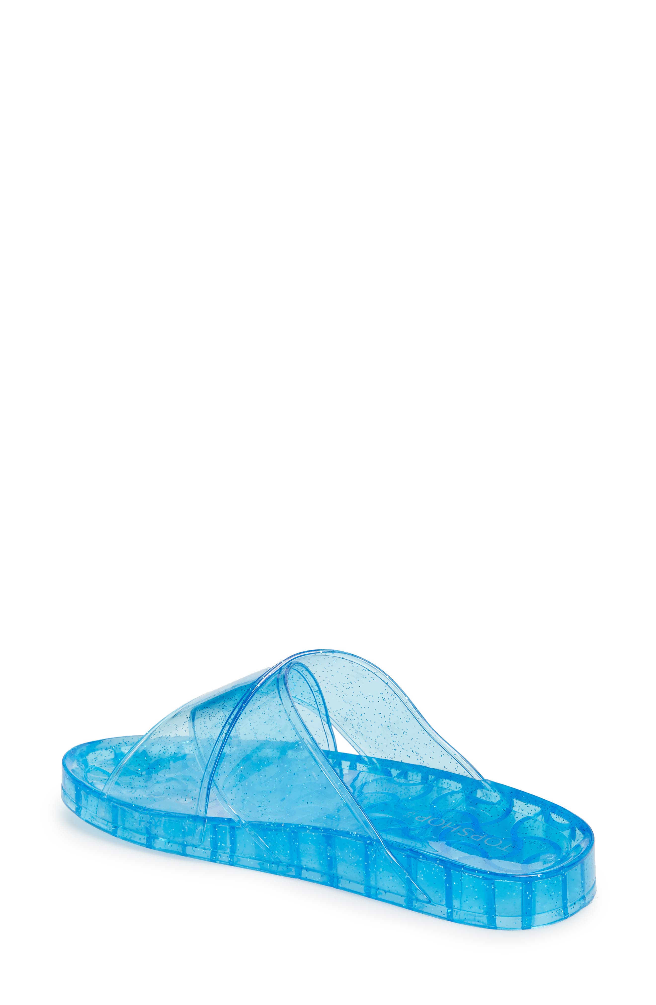 Roxy Jelly Slide Sandal, Alternate, color, BLUE