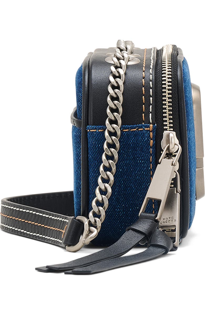 Marc Jacobs The Snapshot Denim Convertible Crossbody Bag, Alternate, color,