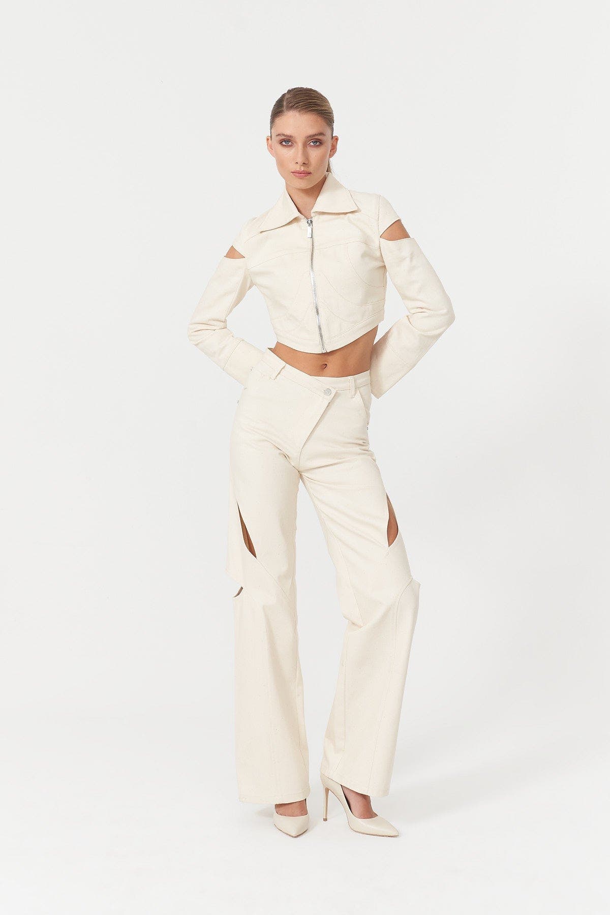 Chaby Cut Out Jacket - image 2
