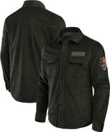 Darius Rucker Collection by Fanatics Men's Darius Rucker Collection by Fanatics Dark Green Cincinnati Bengals Corduroy Full-Button Shacket