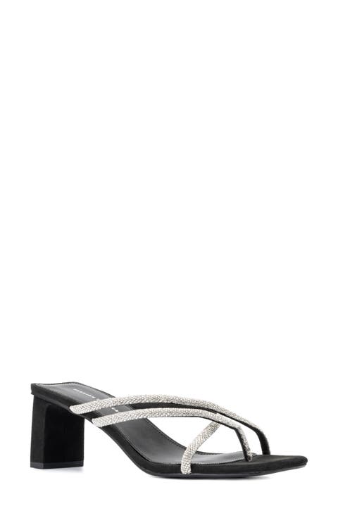 Nikita Pavé Crystal Slide Sandal - Wide Width (Women)