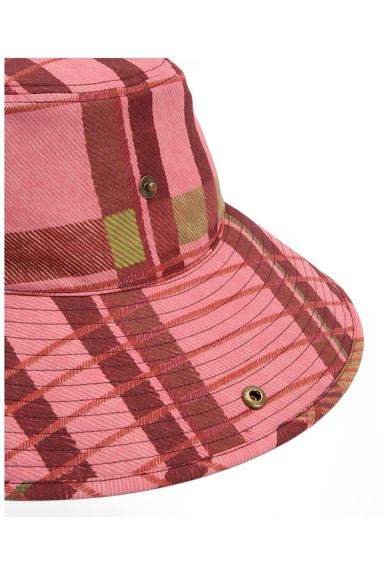 x FARM Rio Luisa Bucket Hat, Alternate, color, PINK TARTAN