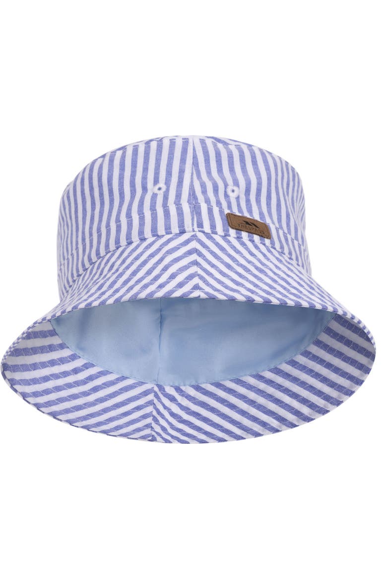 Childrens/Kids Berwick Striped Bucket Hat, Main, color, Blue Tone