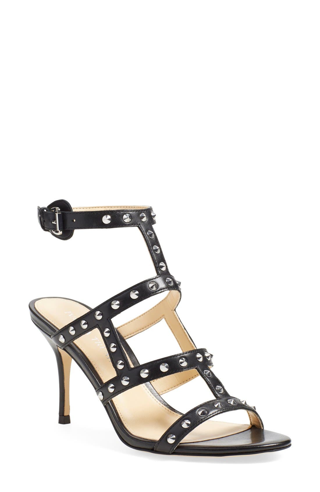Ivanka Trump 'Gemima' Studded Strappy Sandal, Main, color, 