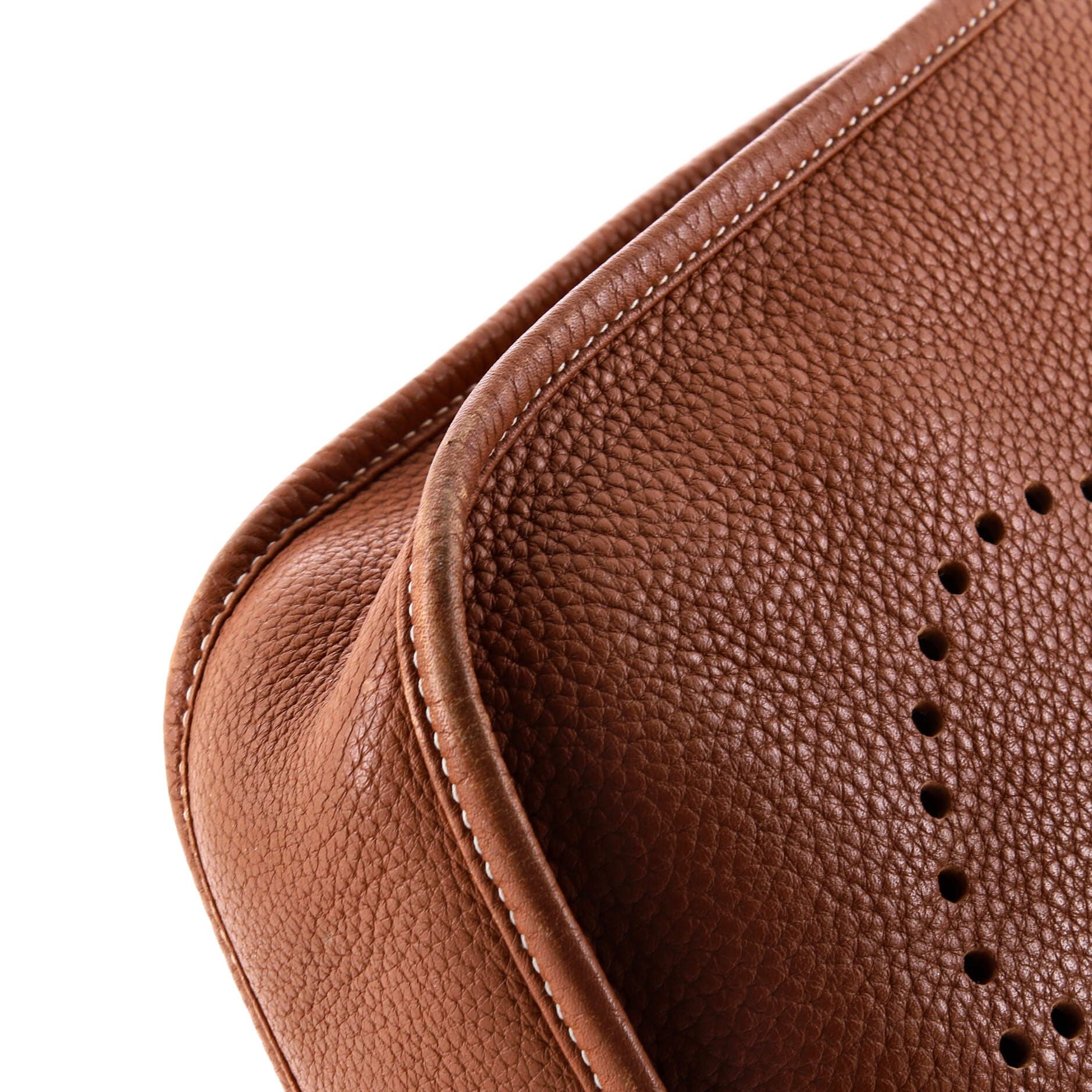 Pre-Owned Hermes Evelyne Bag Gen I Clemence PM, Alternate, color, Gold