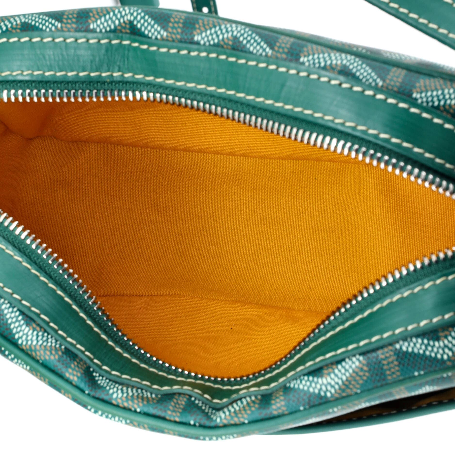 Cap Vert Bag Printed Coated Canvas, Alternate, color, Green