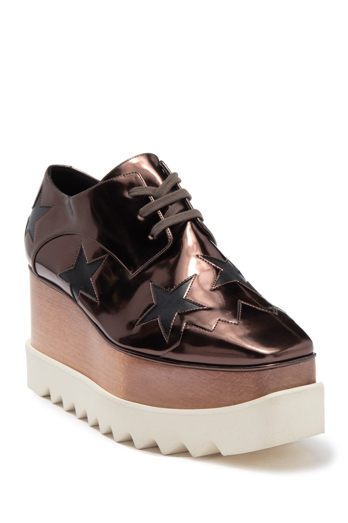 Stella McCartney Lace-Up Platform Derby Sneaker, Main, color, 