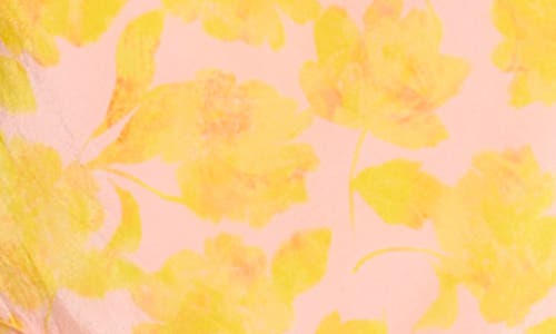 Amanda Uprichard Selah Floral Print Tie Waist Minidress
