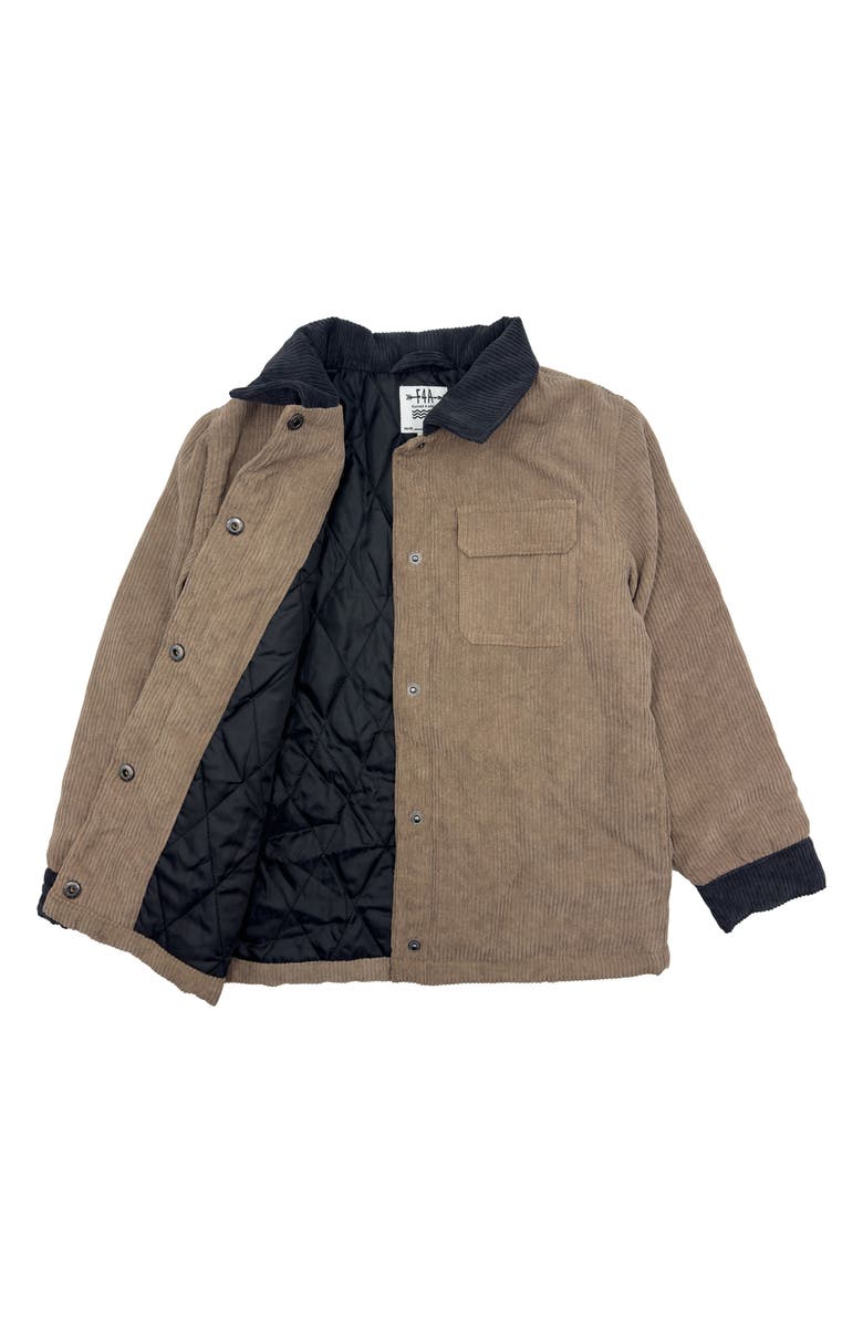 Feather 4 Arrow Kids' Workman Cotton Corduroy Jacket, Alternate, color, Ginger Snap
