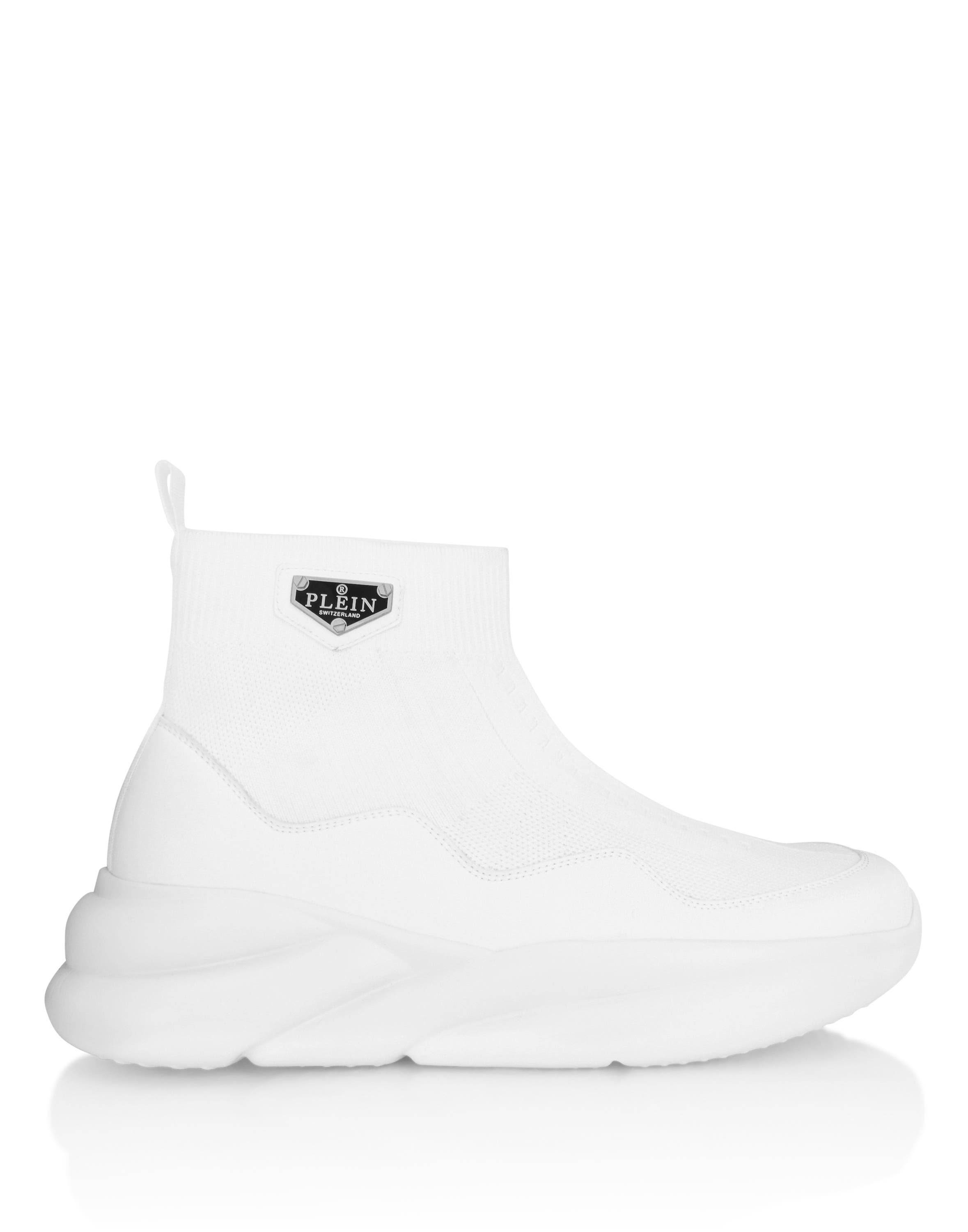 Runner Sock Skywalker Unisex, Alternate, color, white