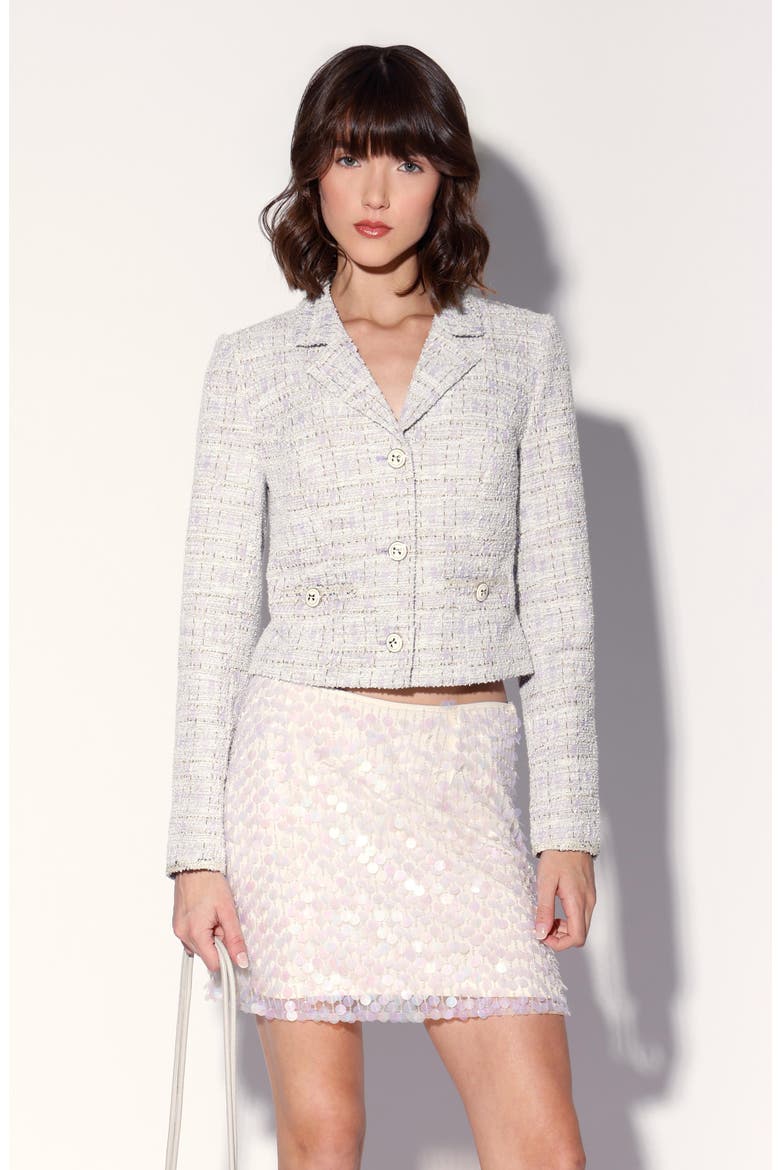 Nadene Sequin Miniskirt, Alternate, color, OPALESCENT BEADING