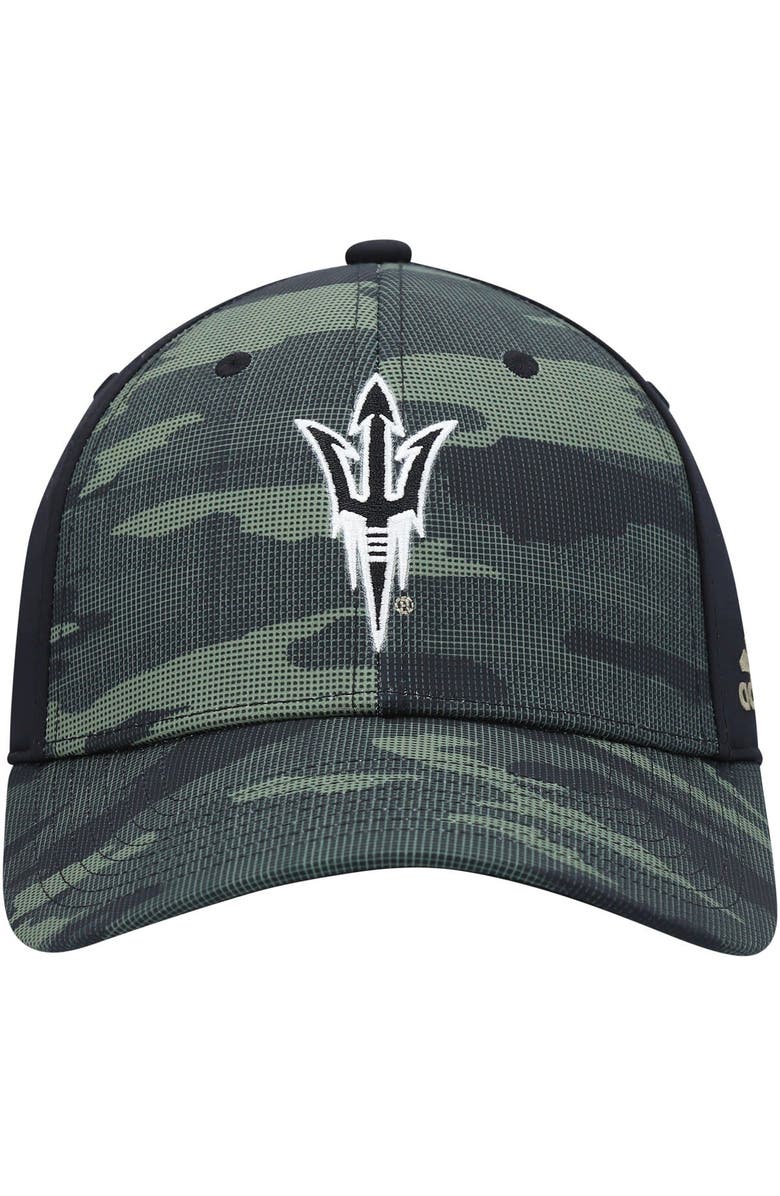 adidas Men's adidas Camo Arizona State Sun Devils Military Appreciation Primegreen Flex Hat, Alternate, color,