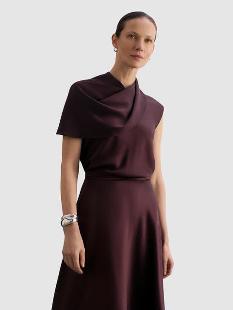 Ocana Asymmetric Sleeve Blouse