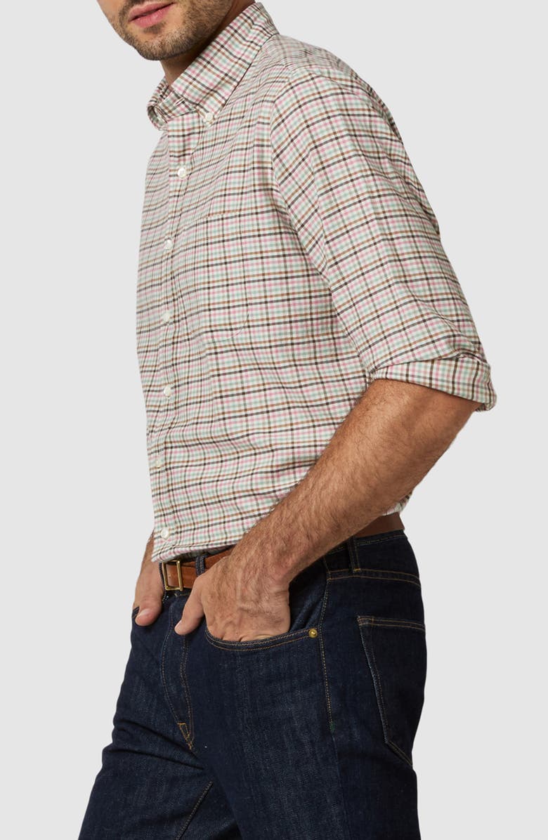 Sid Mashburn Gingham Button-Down Shirt, Alternate, color,