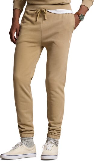 Khaki colored sweatpants on sale