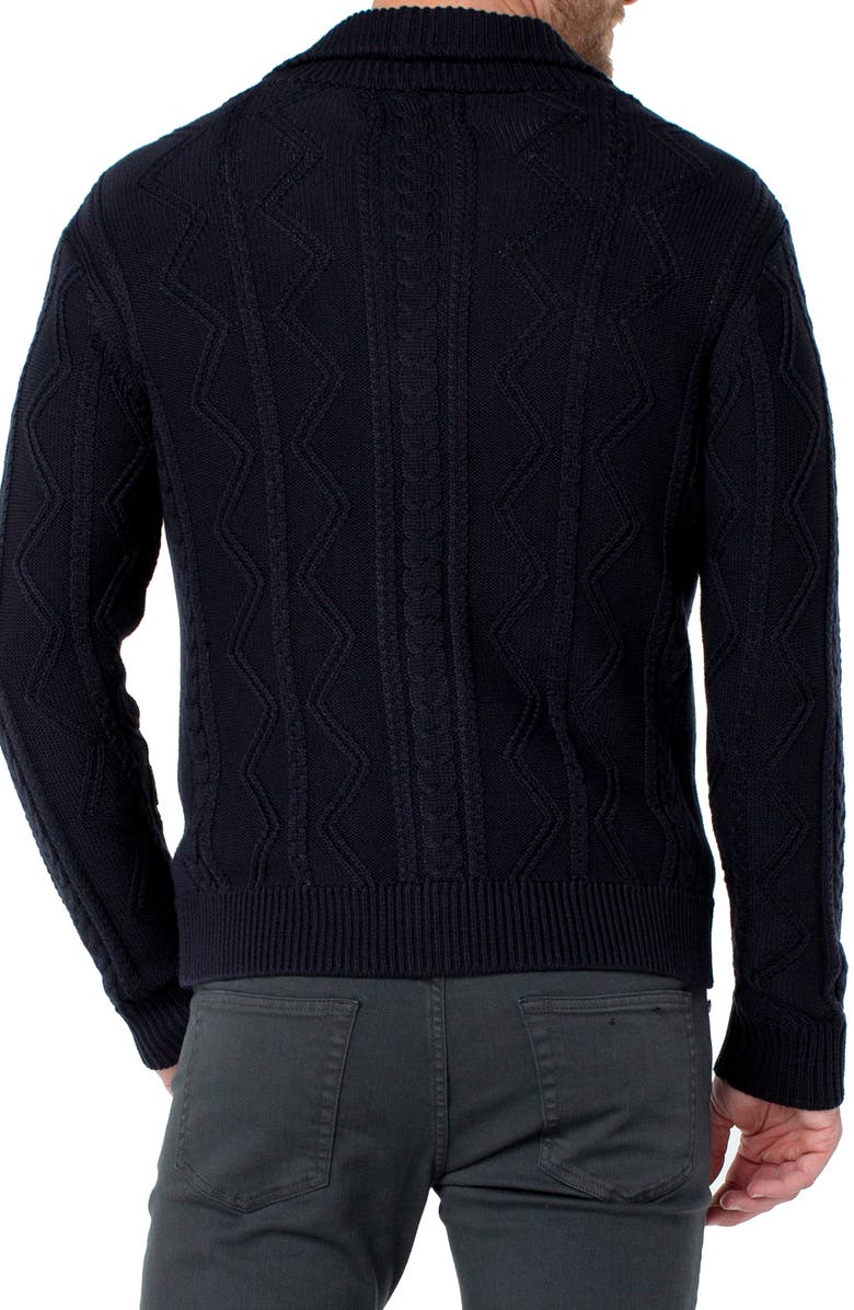 Liverpool Los Angeles Fisherman Cardigan, Alternate, color, 